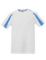 Goedkope Sportshirt Starworld Unisex Contrast Wit-Atoil